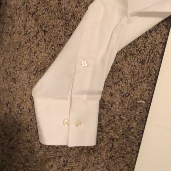 Men’s Dress Shirt, White, Van Heusen, Long Sleeved, Size 15 32/33 - Picture 3 of 5